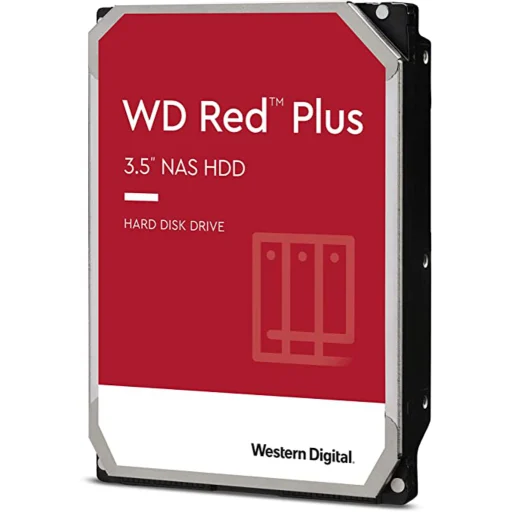 Imagen 0 de Disco Duro Western Digital Red Plus 4TB 3.5" 5400RPM SATA3 128MB IntelliPower