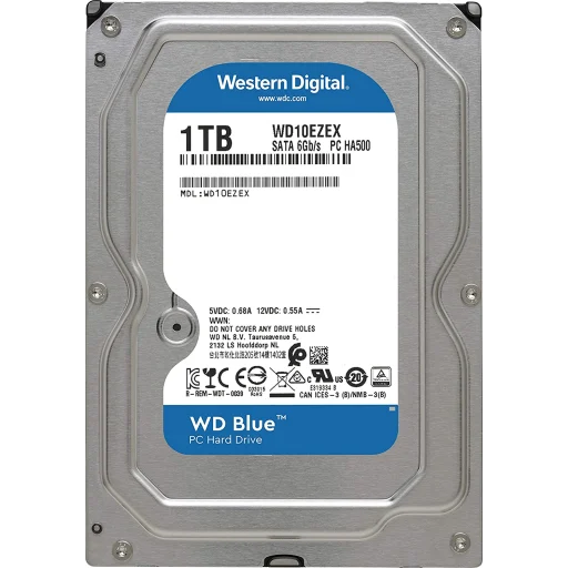 Imagen 1 de Disco Duro Open Box Western Digital Blue 1TB 3.5" 7200RPM SATA III 6GB/s 64MB  (Reacondicionado)