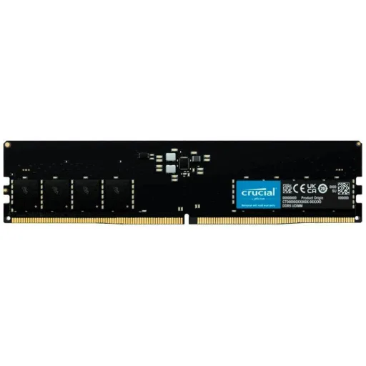 Memoria RAM 16GB DDR5 4800MHz DIMM CL40 Non-ECC 1.1v 288p  - Crucial