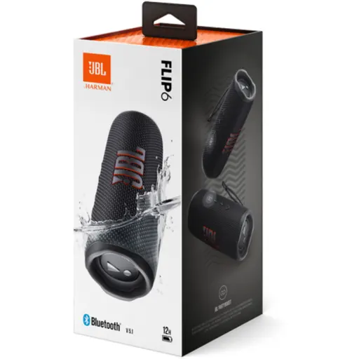 Imagen 9 de Parlante Portátil JBL Flip 6, Inalámbricos Bluetooth Resistente al agua Negro