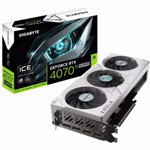 Imagen 0 de Gigabyte GeForce RTX 4070 Ti SUPER EAGLE OC ICE 16G [GV-N407TSEAGLEOC ICE-16GD]
