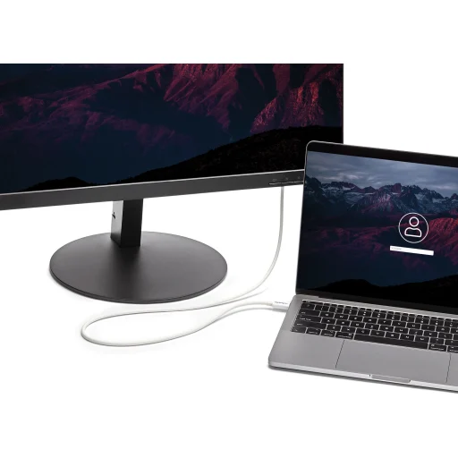 Imagen 4 de Cable Thunderbolt compatible con USB-C y DisplayPort Longitud 1 Metro, Blanco