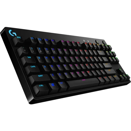 Imagen 16 de Teclado Gamer Alámbrico Logitech G Pro RGB Mecánico Switch GX Blue Color Negro