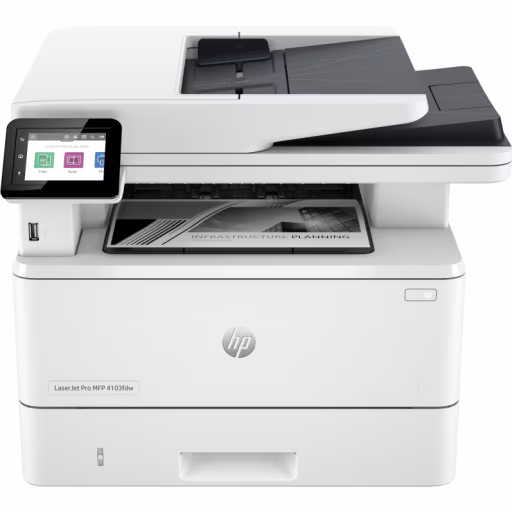 Impresora Multifunción HP LaserJet Pro MFP 4103fdw Monocrómo WiFi LAN USB Dúplex