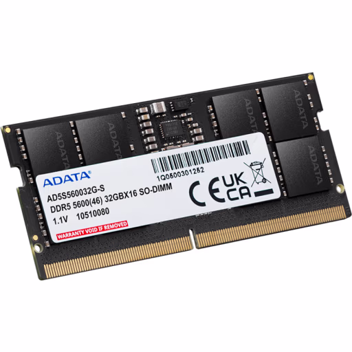Imagen 1 de Memoria RAM 16GB DDR5 5600MHz SO-DIMM CL46 Non-ECC 1.1v Adata