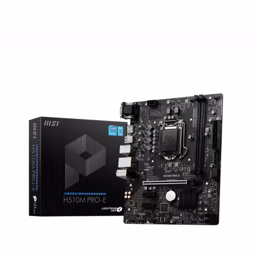 Imagen 0 de Tarjeta Madre MSI H510M PRO-E LGA1200 11°G 2*DDR4 HDMI VGA USB3.0 PS2 mATX