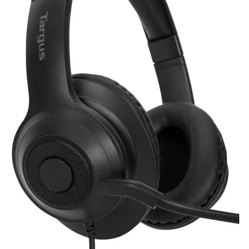 Imagen 2 de Audífonos Alámbricos Targus AEH102TT, Profesional OverEar Stereo c/Mic Negro
