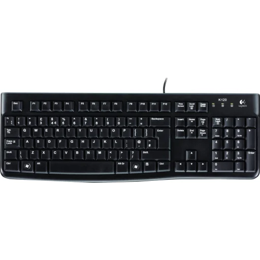 Teclado y Mouse Alámbrico Logitech MK120 USB Windows Estándar Negro