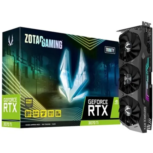 Imagen 0 de Tarjeta de Video Zotac Gamer NV-GF-RTX 3070 Ti Trinity 8GB GDDR6X HDMI 3*DP ATX