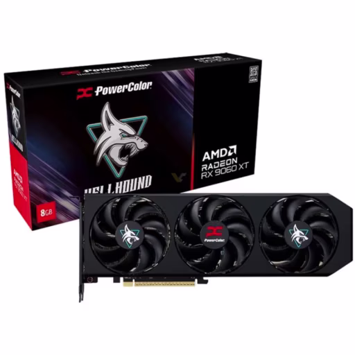 Imagen 0 de PowerColor Hellhound AMD Radeon RX 9060 XT 8GB GDDR6 [RX9060XT 8G-L/OC]