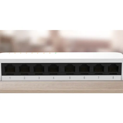 Imagen 1 de Nexxt Solutions Home - Switch - Gigabit Ethernet - 8 - 1 Gigabit Ethernet - Essential Naxos 801-G 110/220V