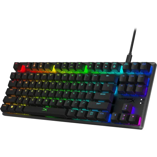 Imagen 2 de Teclado Gamer Alámbrico HyperX Alloy Origins Core RGB Switch HyperX Red RGB Negr