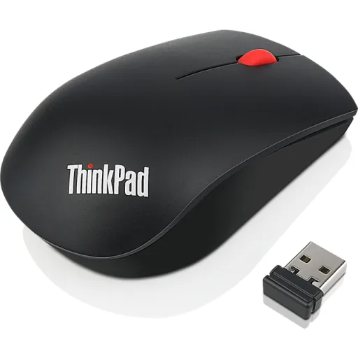 Imagen 0 de Mouse Inalámbrico Lenovo ThinkPad Essential Óptico 1200DPI 2.4Ghz 3 Bot Negro