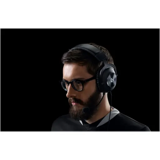 Imagen 13 de Audífonos Gamer Logitech PRO X c/Mic Sonido envolvente Jack 3.5mm/USB Negro
