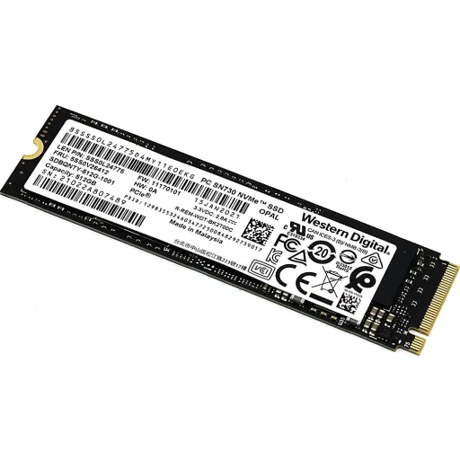 Imagen 1 de Unidad SSD Western Digital SN730 512GB M.2 22*80 PCIe 3x4 Lec3400Mb/s Es2700MB/s