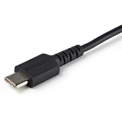 Imagen 3 de Cable Adaptador USB Tipo-A a USB Tipo-C M/M Secure Charge Cable 1m Negro - StarT