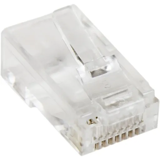 Imagen 0 de Paquete de 50 Unidades de Conectores RJ45 Cat5e Modulares Multifilares Stranded 