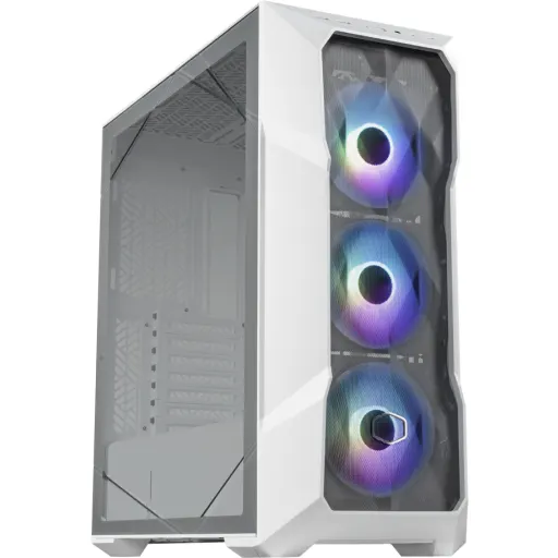 Imagen 1 de Gabinete Gamer CoolerMaster TD500 MESH V2, RGB Vidrio Temp. USB-C 2*USB3.2 Blanc