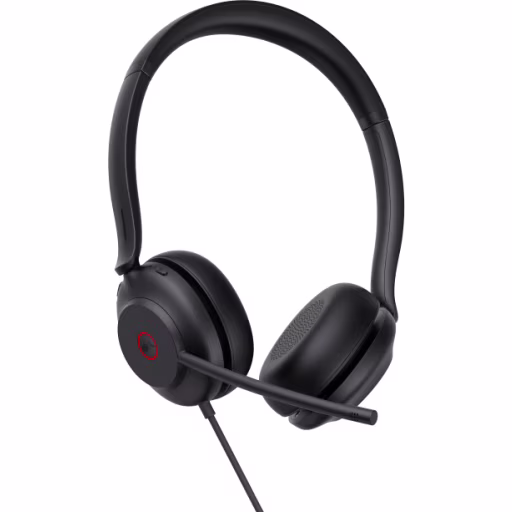 Imagen 1 de Audífonos Alámbricos Yealink USB binaural mic. con cancelacion de ruido