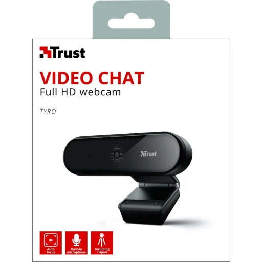 Targus Webcam Plus - Webcam Full HD 1080p con enfoque automático