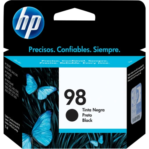 Imagen 1 de HP 98 - Negro - original - cartucho de tinta - para Officejet 100, 100 L411, 150, 6310, H470, K7100; Photosmart 80XX, C4150, D5069, D5160