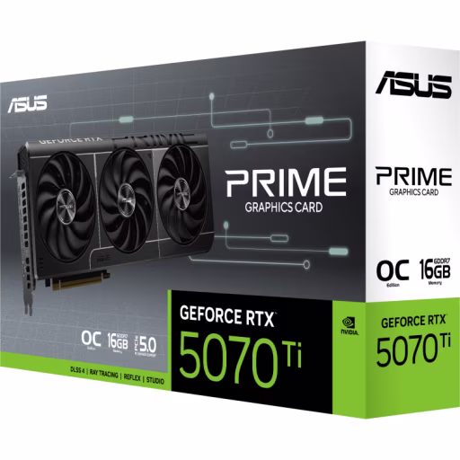 Imagen 12 de Tarjeta de Video Prime GF RTX-5070 Ti OC 16GB GDDR7 3*DP HDMI  PCIe 5.0 x16 
