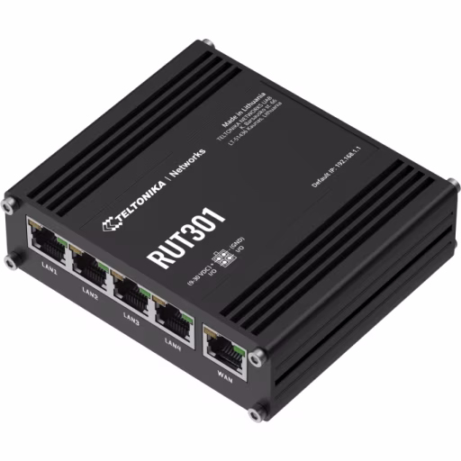 Imagen 1 de Router Industrial Teltonika RUT301, 5x RJ45 100Mb/s USB2.0 IP30 