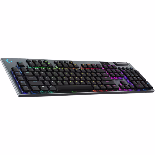 Imagen 1 de Teclado Gamer Inalámbrico Logitech G915 X LightSpeed RGB Inglés USB RF Bt Black