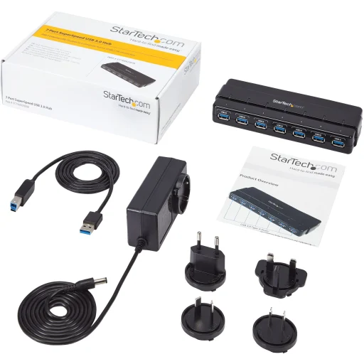 Imagen 6 de HUB de Escritorio USB 3.0 de 7 Puertos USB 3.2 Gen 1 Alimentación por Cable USB