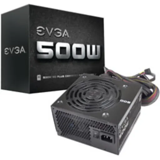 Imagen 1 de Fuente de Poder EVGA 500W 80 PLUS Certf No modular PFC Act ATX Color Negro