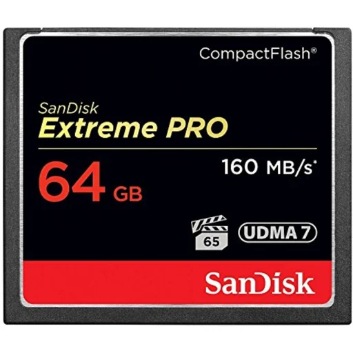 Imagen 0 de SanDisk Extreme Pro CompactFlash 64 GB UDMA 7 (SDCFXPS-064G-X46)