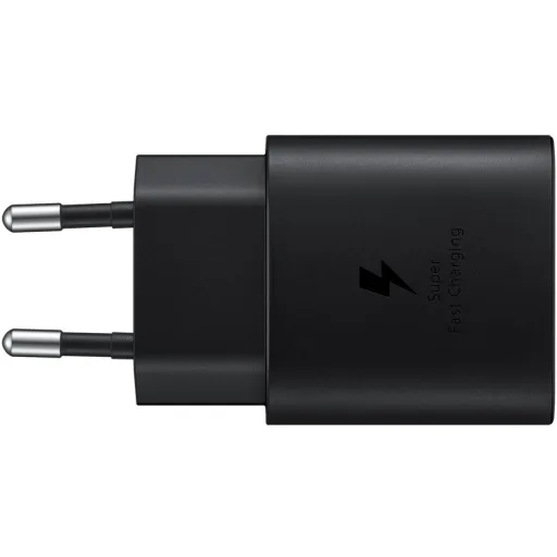Imagen 1 de Cargador Samsung para Smartphone 25W Carga Rápida 100-240V Negro (No incl Cable)