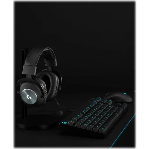 Imagen 2 de Audífonos Gamer Logitech PRO X c/Mic Sonido envolvente Jack 3.5mm/USB Negro