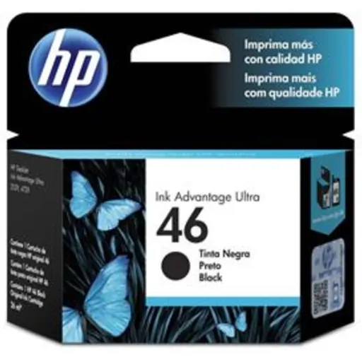 Imagen 3 de Cartridge de Tinta HP 46 NEGRO para DJ Adv 2020hc/2520/2029/4729, 1500Pág 26ml