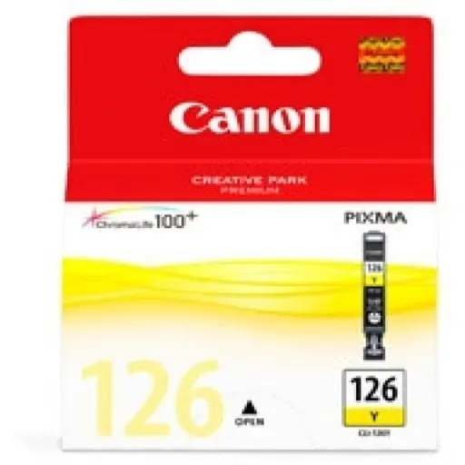 Cartridge Canon  CLI-126 AMARILLO para IP4810/MG6110/5210/X6540 