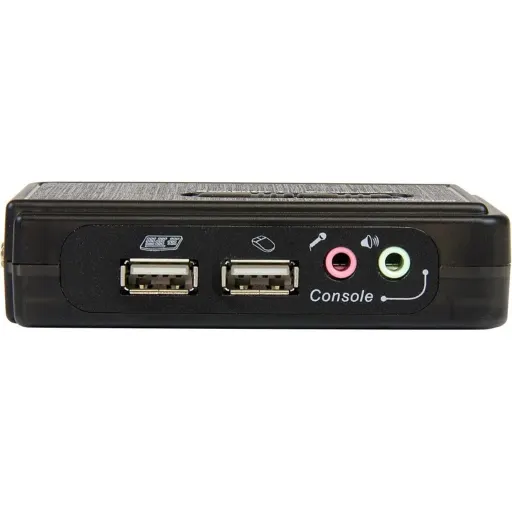 Imagen 1 de Kit Switch KVM 2 Port USB c/Audio VGA 2048x1536, PC1 PC2 - StarTech