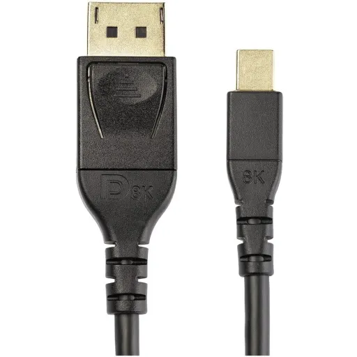 Imagen 5 de Cable Adaptador Mini DisplayPort a DisplayPort v1.4 M/M UHD 8K 60Hz HDR HBR3 2mt