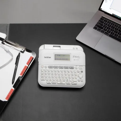 Imagen 4 de Rotuladora Brother PT-D410, Electrónica de sobremesa con teclado y conexión a PC