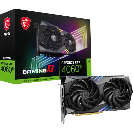 Imagen 1 de Tarjeta de Video GF-RTX 4060 TI GAMING X 8G 8GB GDDR6 PCIe G4 3*DP HDMI ATX