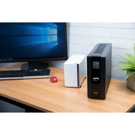 Imagen 3 de UPS APC BR900MI Back UPS Pro BR 900VA 6 salidas, AVR, interfaz USB RJ-45 LCD