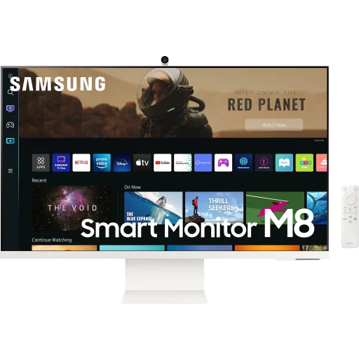 Monitor Smart Samsung M8 32"" 4K 3840*2160 c/Cam VA WiFi BT HDMI 2*USB 60Hz