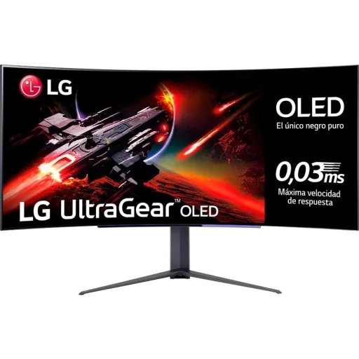 Imagen 0 de MONITOR 45GR95QE B 3440x1400 OLED CURVED