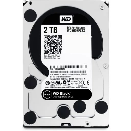 Imagen 3 de Disco Duro Western Digital Black 2TB 3.5" 7200PRM SATA III 6.0Gb/s 64 MB