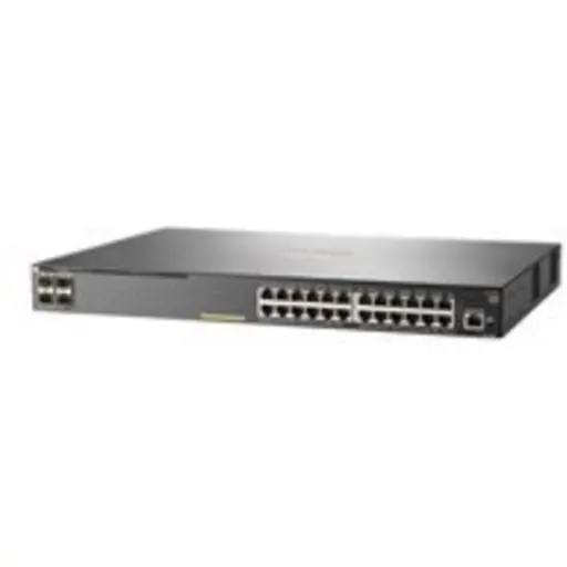 Imagen 2 de Switch HPE Gig. Ethernet Aruba 2930F 24G PoE+ 4*SFP 25 Ptos 10/100/100 Mbps 