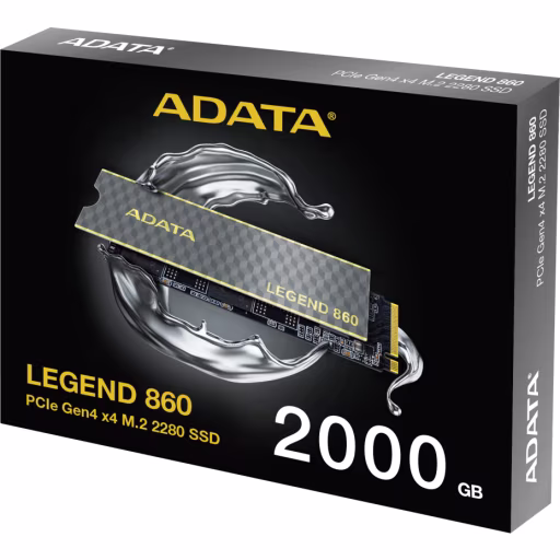 Imagen 6 de Unidad SSD 2TB M.2 22*80 NVMe PCIe4.0*4 Lect6000Mb/s Esc5000Mb/s Adata Leg 860