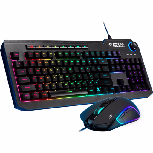 Imagen 0 de Gamdias Ares P2 Lite 2-IN-1 Combo (16789-74000-05000-G1)