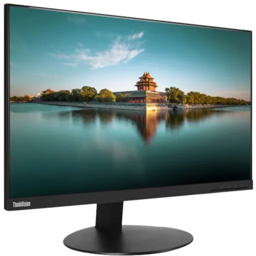 Imagen 1 de Lenovo ThinkVision T24i-10 - Monitor LED - 23.8" (23.8" visible) - 1920 x 1080 Full HD (1080p) @ 60 Hz - IPS - 250 cd/m² - 1000:1 - 6 ms - HDMI, VGA, DisplayPort - negro - para ThinkBook 14; ThinkCentre M715q (2nd Gen); M75; ThinkPad E14; E15; L13 Yoga; T490; X390