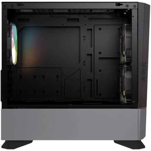 Imagen 6 de Gabinete Gamer Cougar MG140 RGB USB2.0/3.0 Vidrio templ Mid Torre IronGray