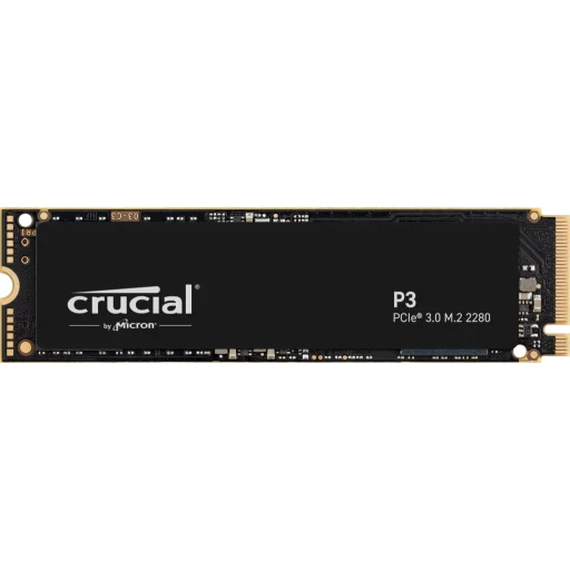 Unidad SSD Crucial P3 4TB M.2 22*80 PCIe G3 x4 Lec 3500MB/s Esc 3000MB/s