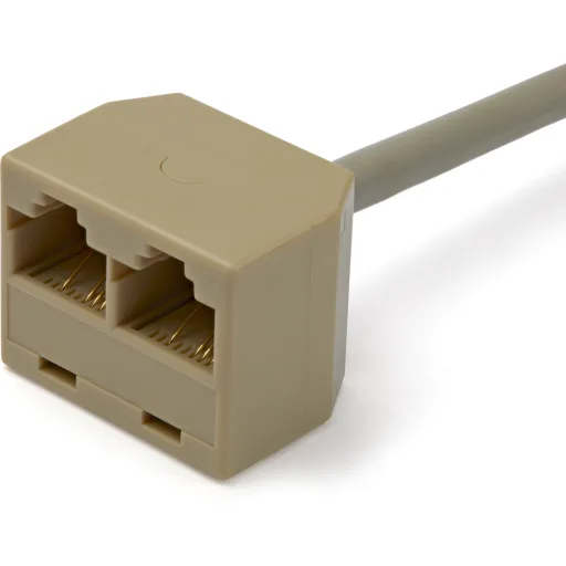 Imagen 1 de 2-to-1 RJ45 Splitter Cable Adapter - F/M